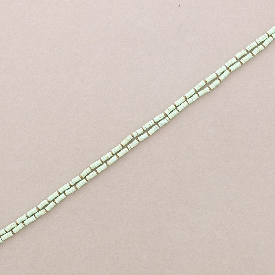 COLLAR LARGO NUDOS PIEDRAS 1.5M*4MM