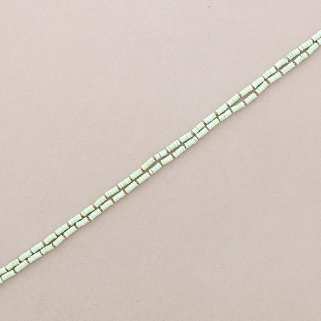 LONG NECKLACE KNOTS STONES 1.5M*4MM
