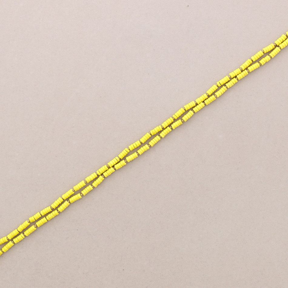 LONG NECKLACE KNOTS STONES 1.5M*4MM