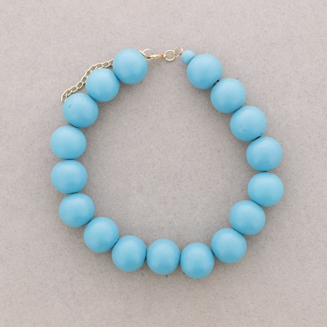 WOODEN BALLS NECKLACE