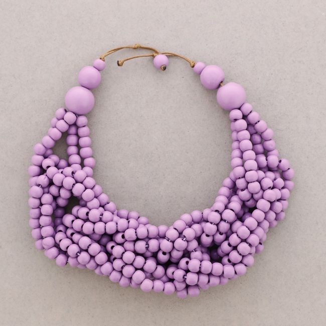 WOODEN BALLS NECKLACE