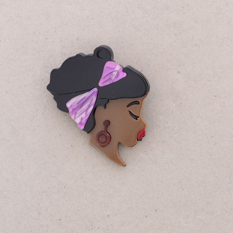 BROCHE RESINA MUJER