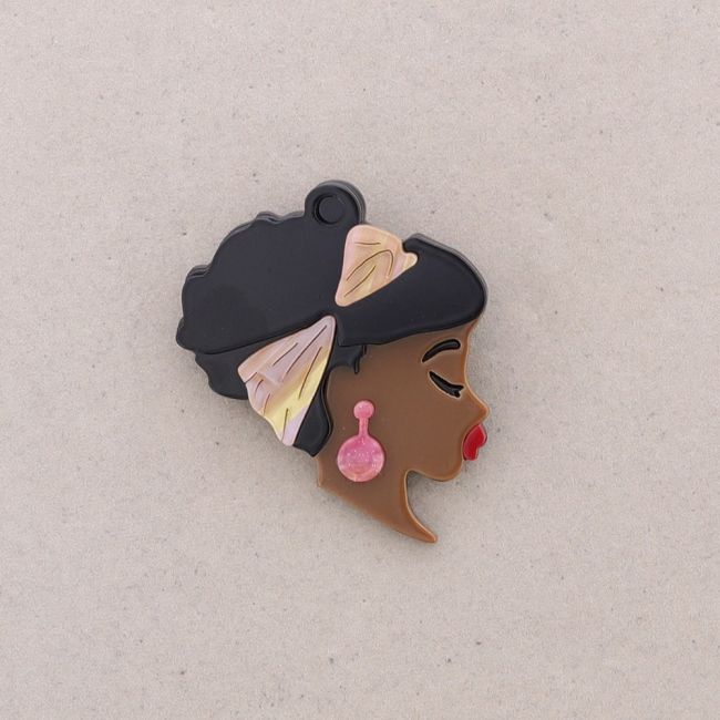 BROCHE RESINA MUJER