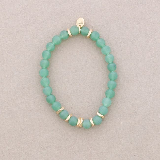 ELASTIC STONE BALL BRACELET