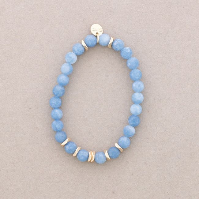 ELASTIC STONE BALL BRACELET