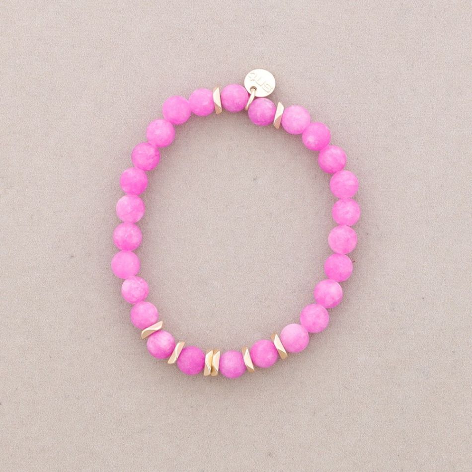 PULSERA ELÁSTICAS BOLAS PIEDRAS