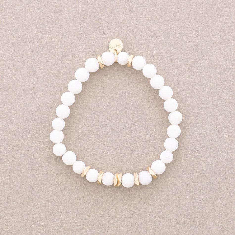 ELASTIC STONE BALL BRACELET