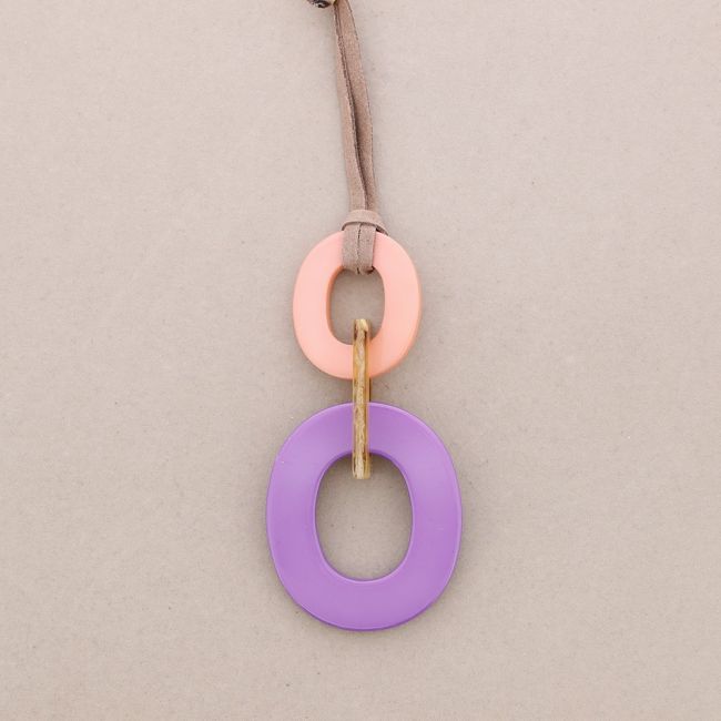 COLLAR LARGO COLGANTE ESLABONES