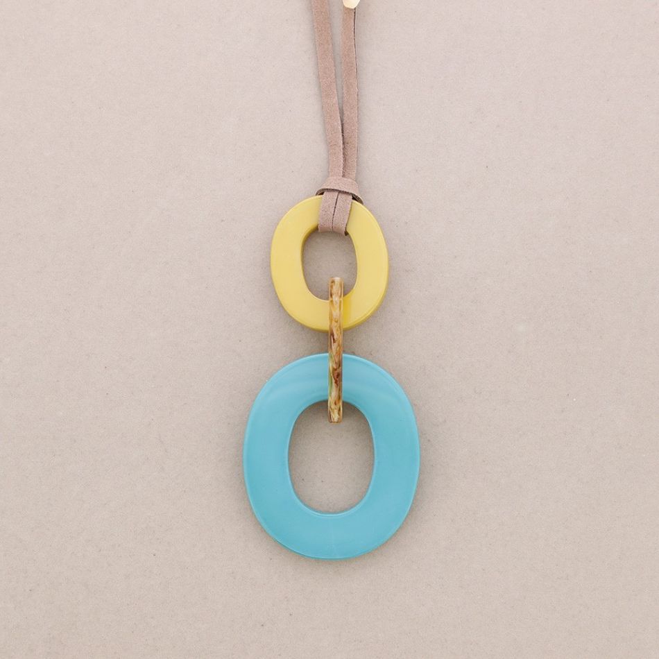LONG LINK PENDANT NECKLACE