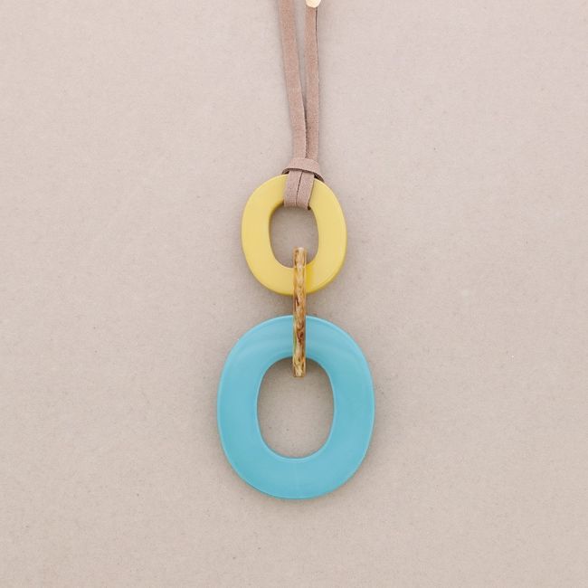 LONG LINK PENDANT NECKLACE