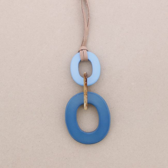 LONG LINK PENDANT NECKLACE