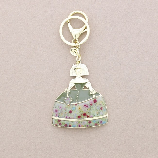 ENAMEL METAL MENINA KEYCHAIN