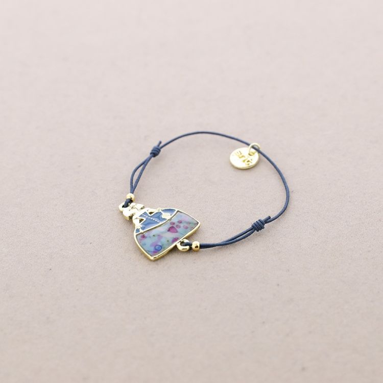 MENINA GOMITA METAL ENAMEL BRACELET