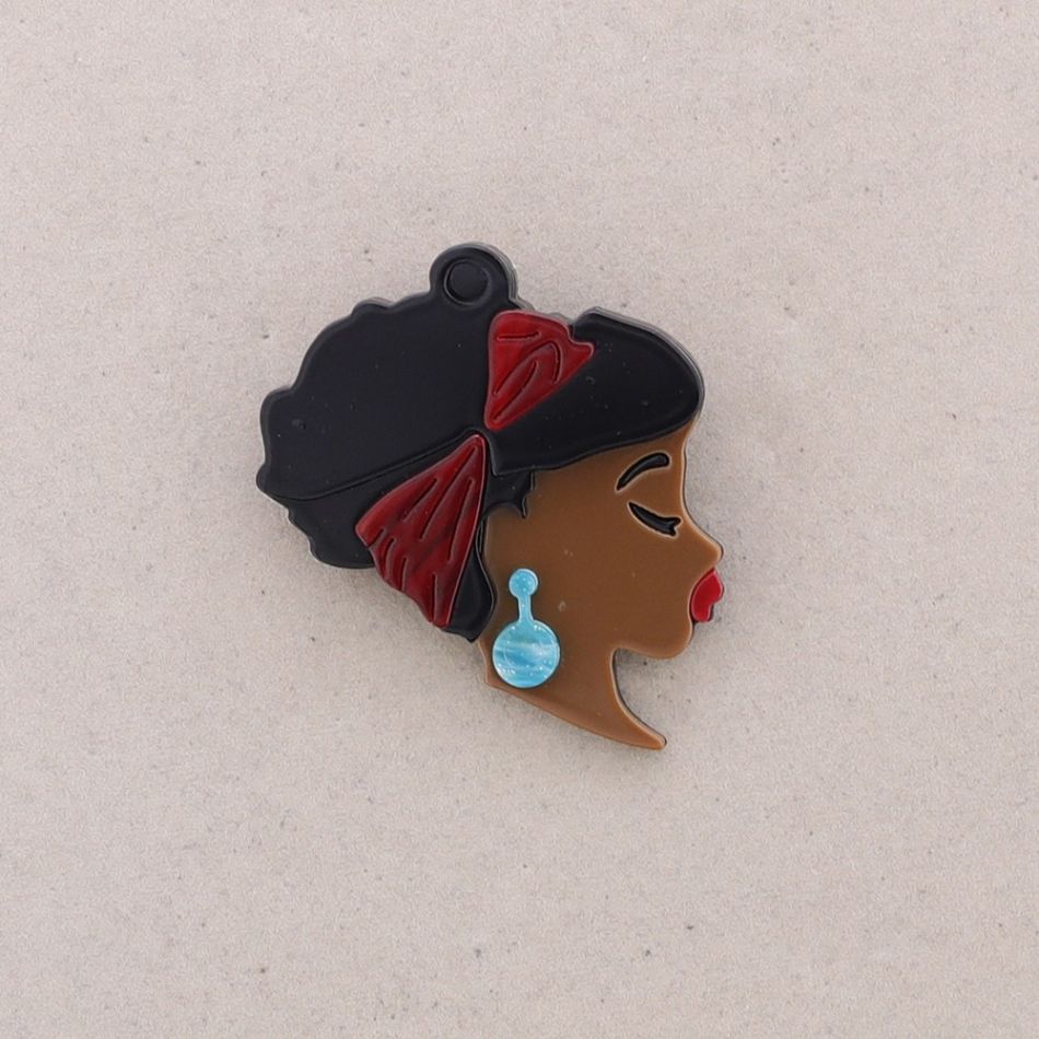 BROCHE RESINA MUJER