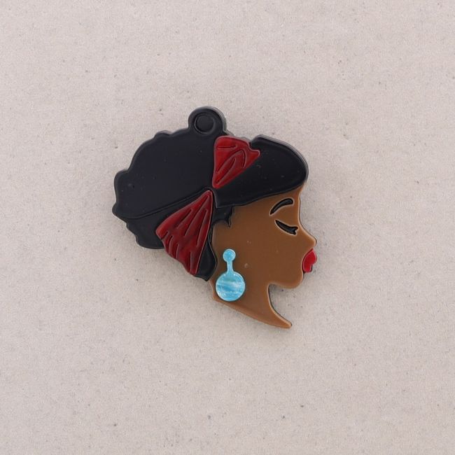 BROCHE RESINA MUJER
