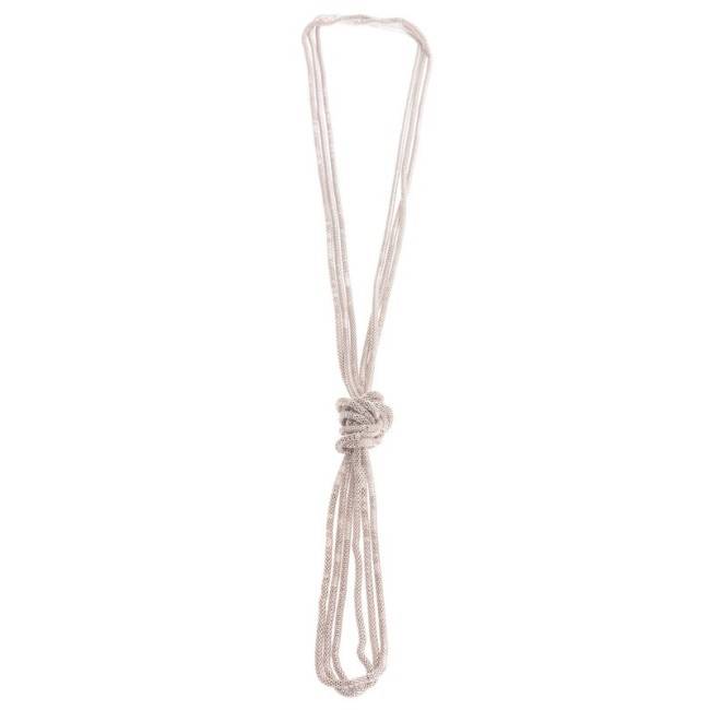 LONG TRIPLE METAL COLOR NECKLACE