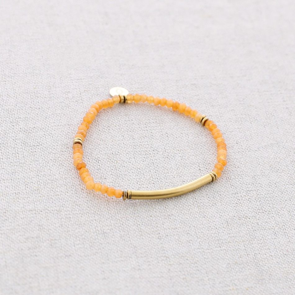 PULSERA ELÁSTICAS ACERO PIEDRAS