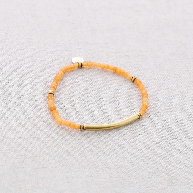 PULSERA ELÁSTICAS ACERO PIEDRAS
