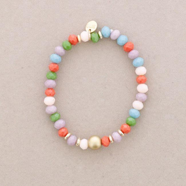 PULSERA ELÁSTICAS CRISTALES FACETADOS 6MM