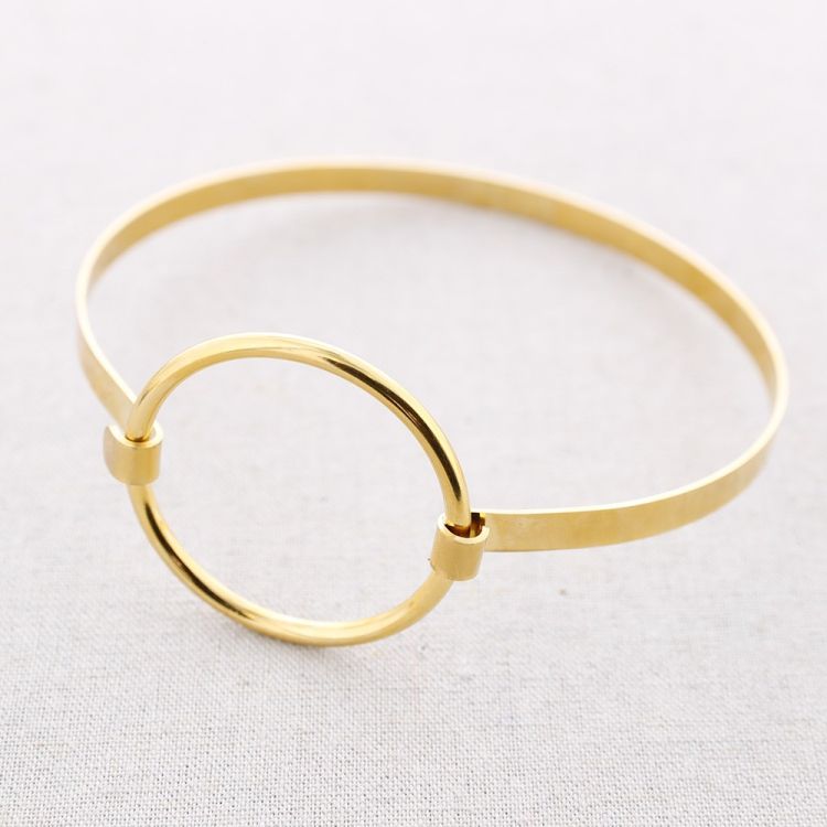 CHOKER ACERO CÍRCULO