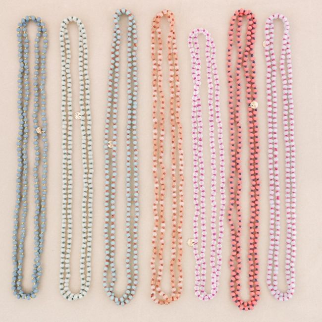 COLLAR LARGO BOLAS CRISTAL 1.5Mx6MM