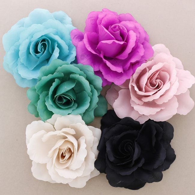 PINK FLOWER BROOCH 16CM