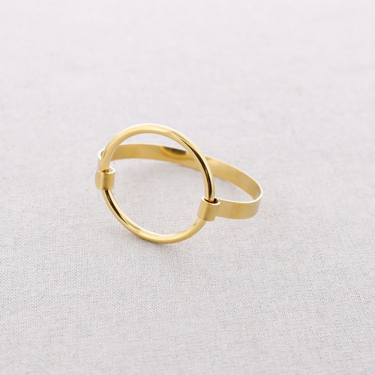 PULSERA ACERO CÍRCULO