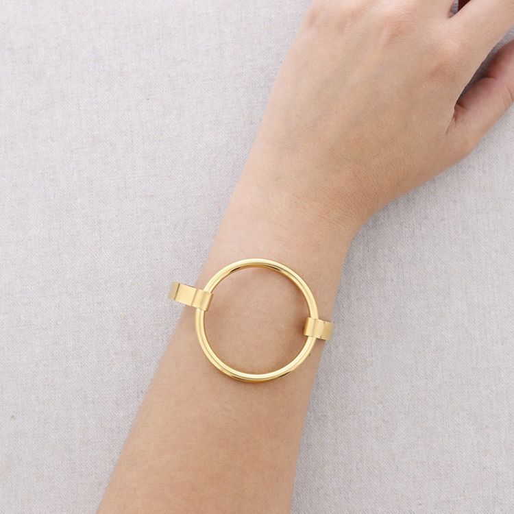 PULSERA ACERO CÍRCULO 2
