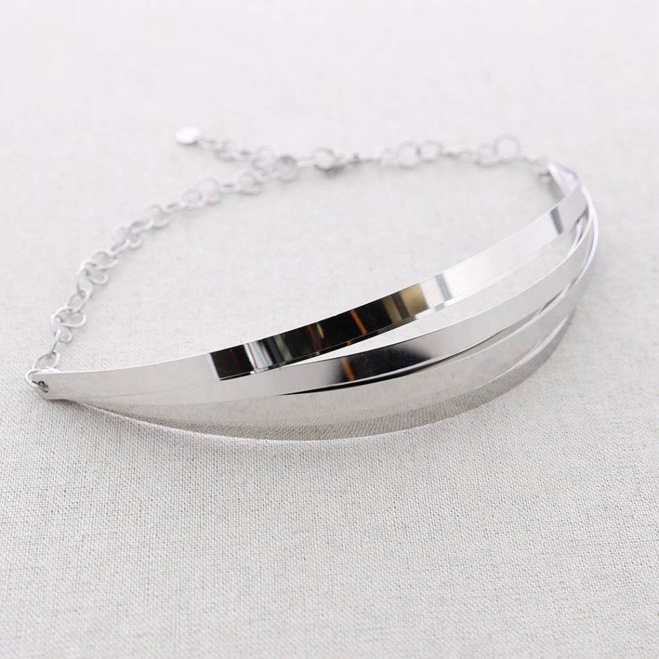 MINIMALIST STEEL CHOKER NECKLACE