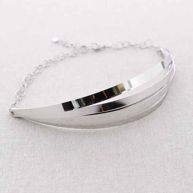 MINIMALIST STEEL CHOKER NECKLACE