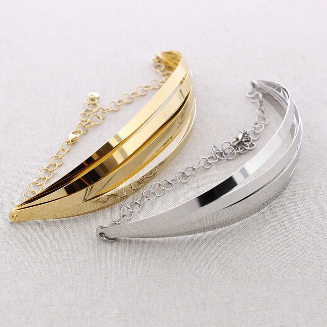 MINIMALIST STEEL CHOKER NECKLACE