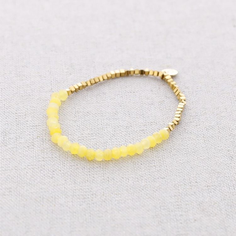STEEL ELASTIC BRACELET WITH STONES
