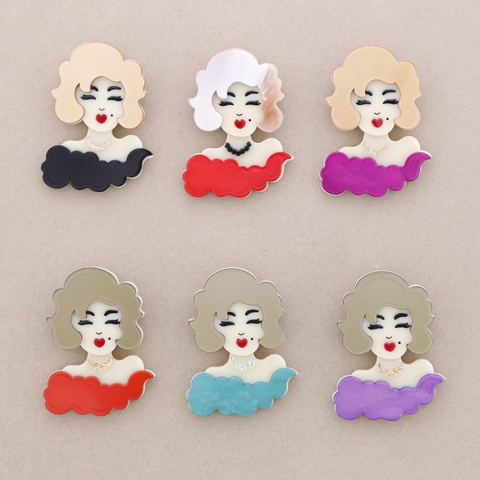 BROCHE MARILYN RESINA