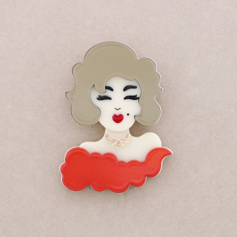 BROCHE MARILYN RESINA