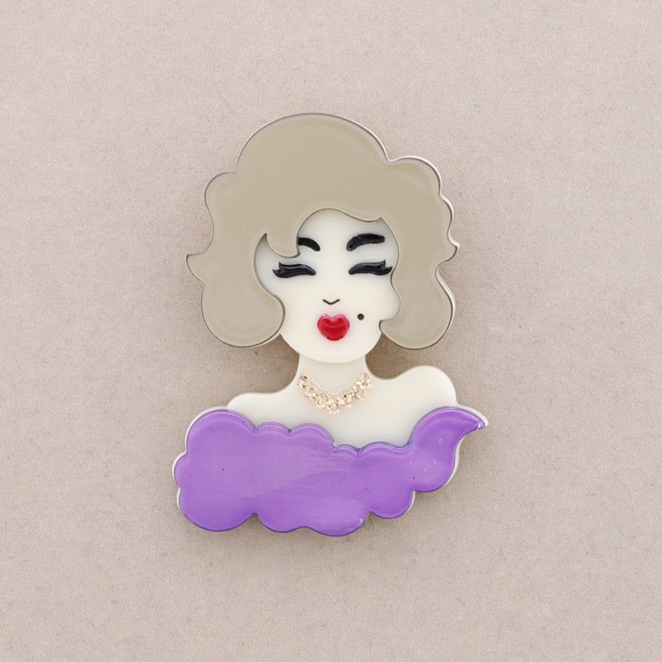 BROCHE MARILYN RESINA