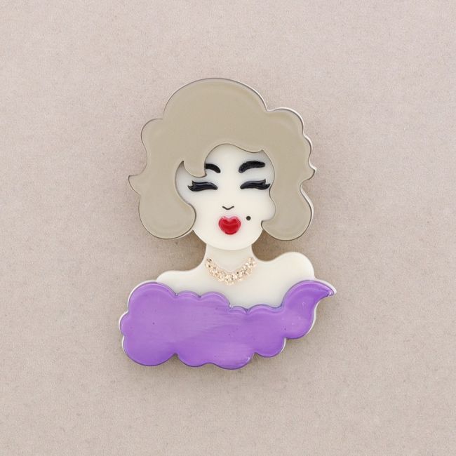 BROCHE MARILYN RESINA