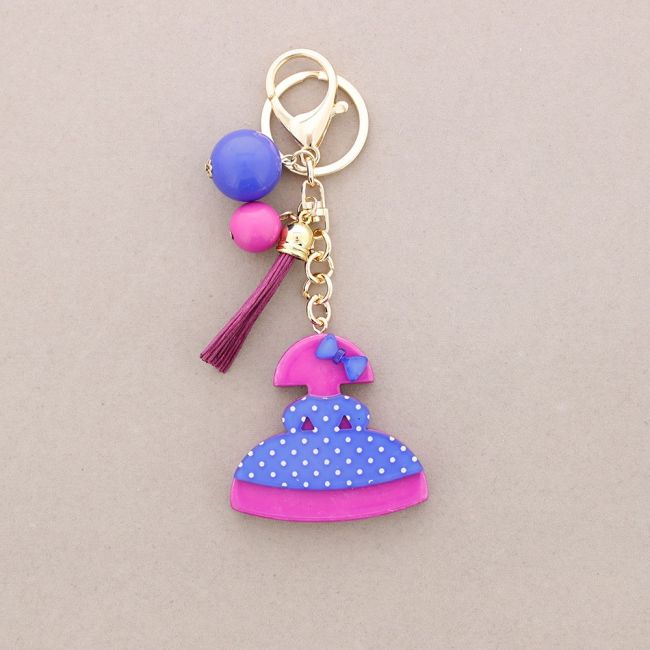 MENINA RESIN PENDANT KEYCHAIN