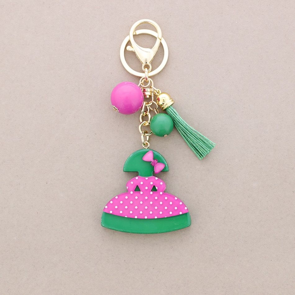 MENINA RESIN PENDANT KEYCHAIN