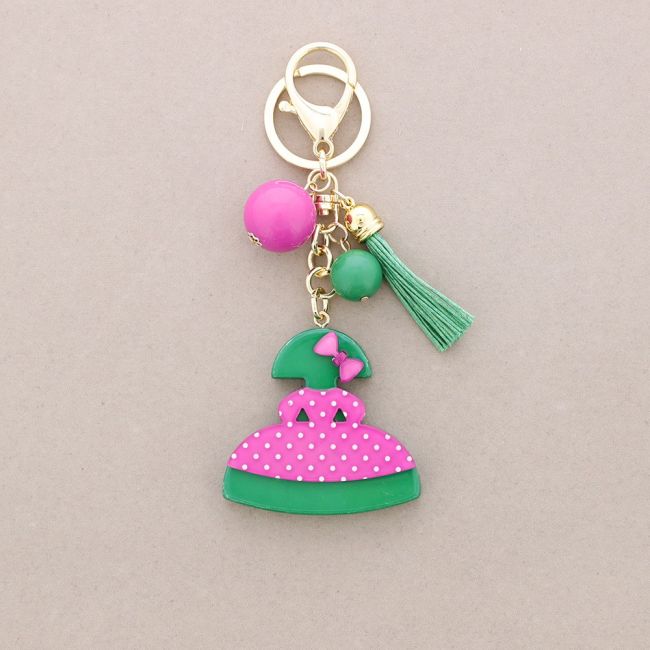 MENINA RESIN PENDANT KEYCHAIN