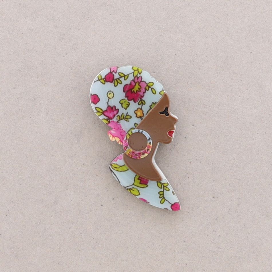 BROCHE RESINA MUJER