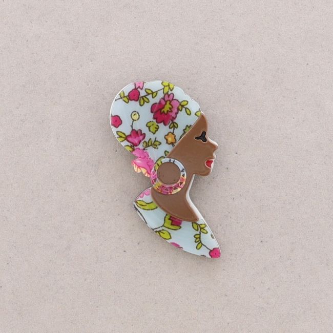 BROCHE RESINA MUJER