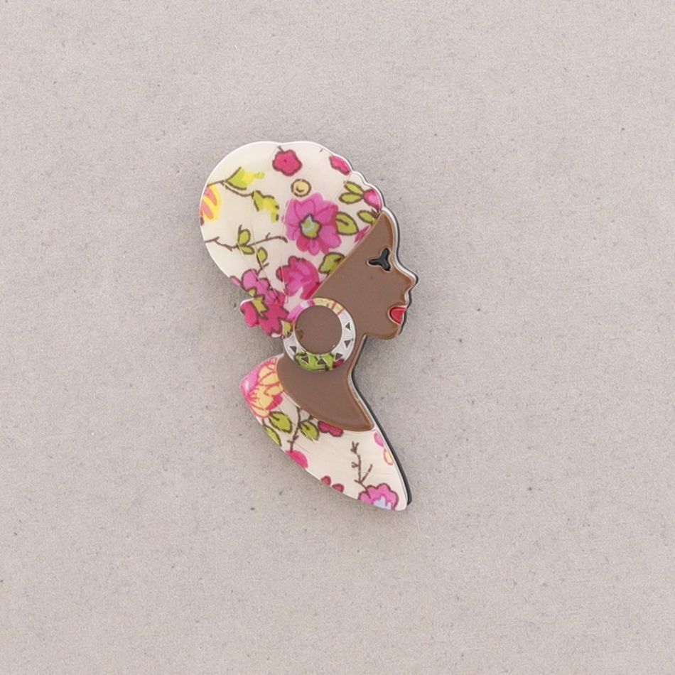 BROCHE RESINA MUJER