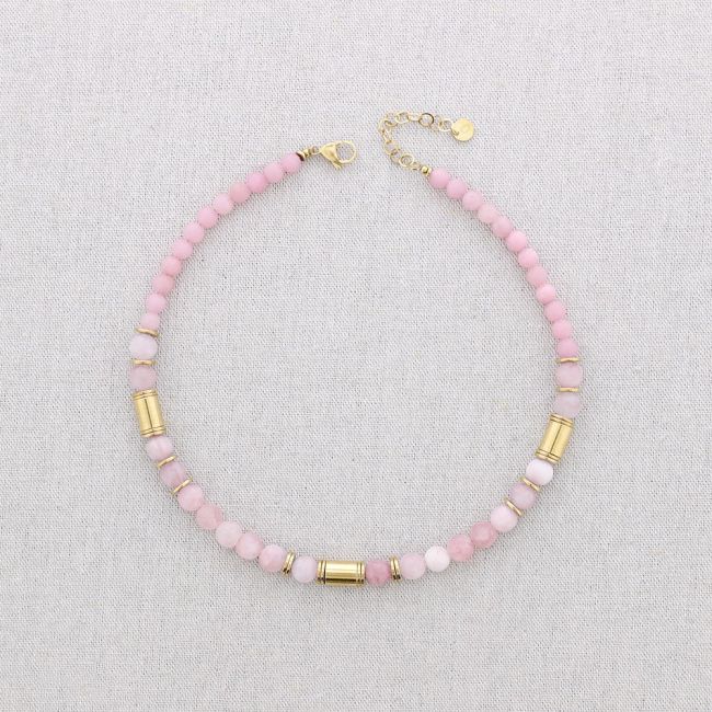 STONES STEEL NECKLACE