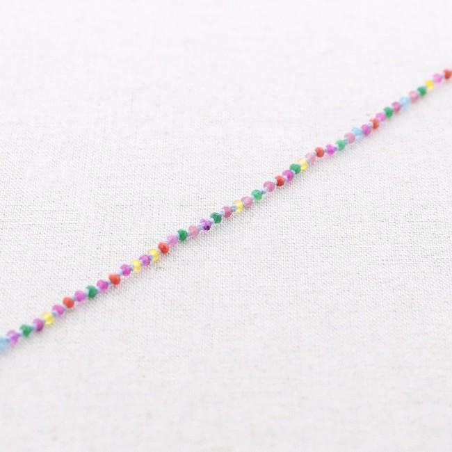 STONES STEEL ANKLET