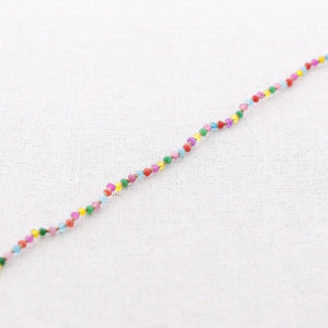 STONES STEEL ANKLET