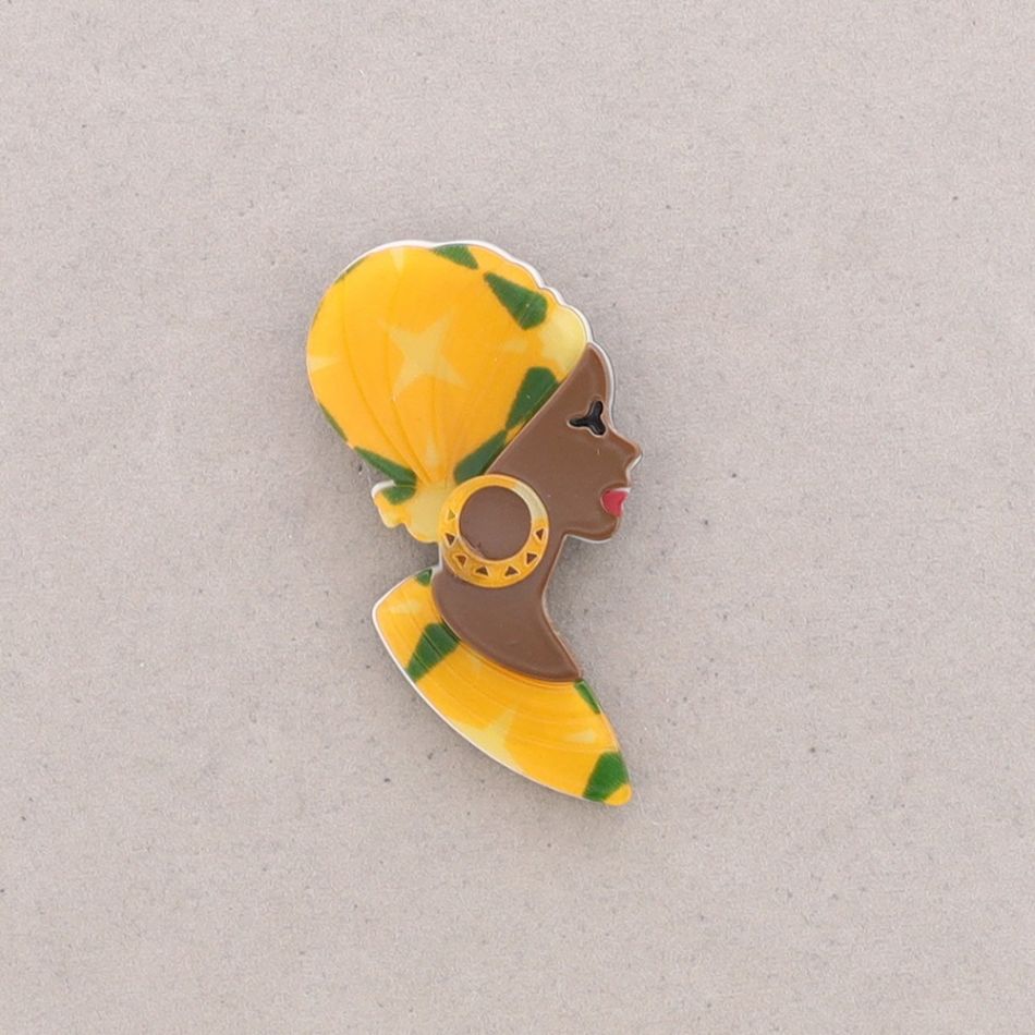 BROCHE RESINA MUJER