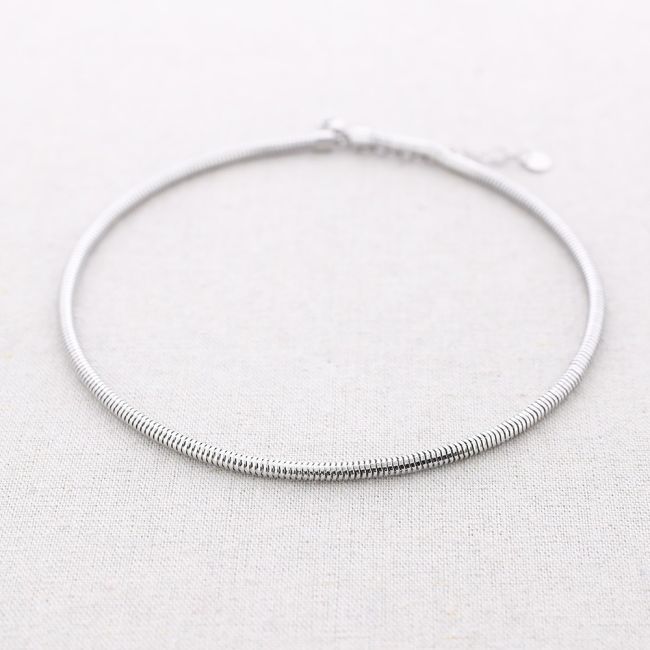 STEEL MOUSE TAIL NECKLACE