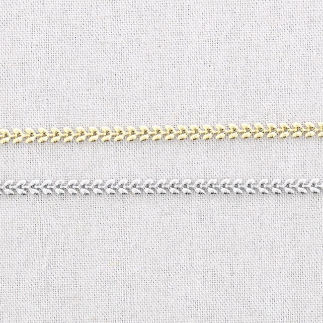 STEEL CHOKER CHAIN LITTLE LAUREL LEAVES
