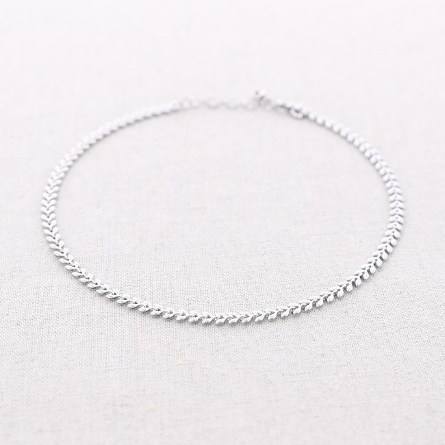 STEEL CHOKER CHAIN LITTLE LAUREL LEAVES