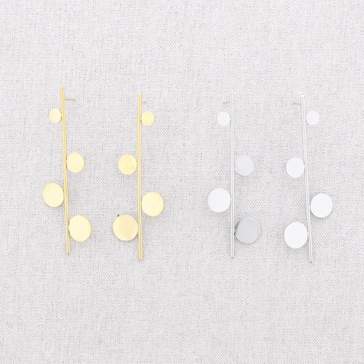 TWIG STEEL EARRINGS 2
